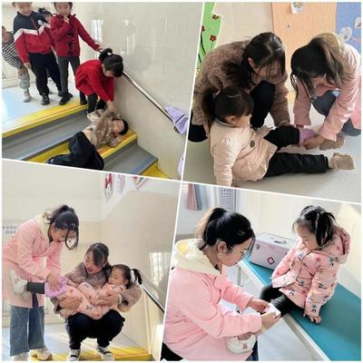 预防踩踏勤演练 安全教育润童心--济阳区力高实验幼儿园举办防踩踏安全演练活动